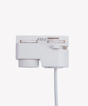 Adaptador para trilho com cabo branco