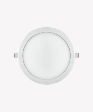 Painel embutir redondo 18W 6500K