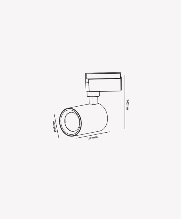 SPOT-DE-TRILHO-10W-BRANCO- 3000K, 4000-6500K SPOT-DE-TRILHO-10W-BRANCO- 3000K, 4000-6500K