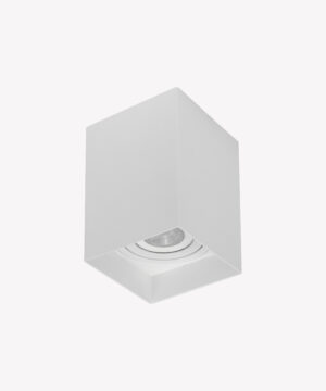 Spot sobrepor direcionável PAR20 quadrado branco