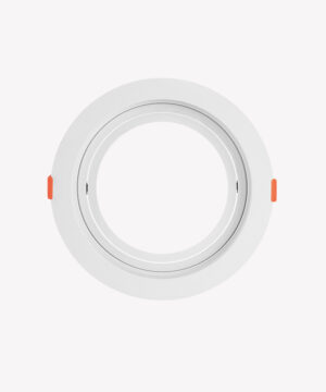 Spot recuado embutido direcionável AR111 redondo branco