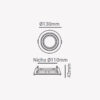 SPOT-RECUADO-EMBUTIR-AR70-DT